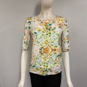 Essentiel Antwerp Water Lily Water Lillies Blouse Shirt Top size 34
